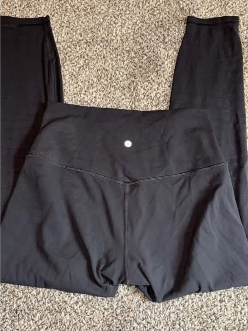 High-Rise grey Leggings with Supportive Waistband